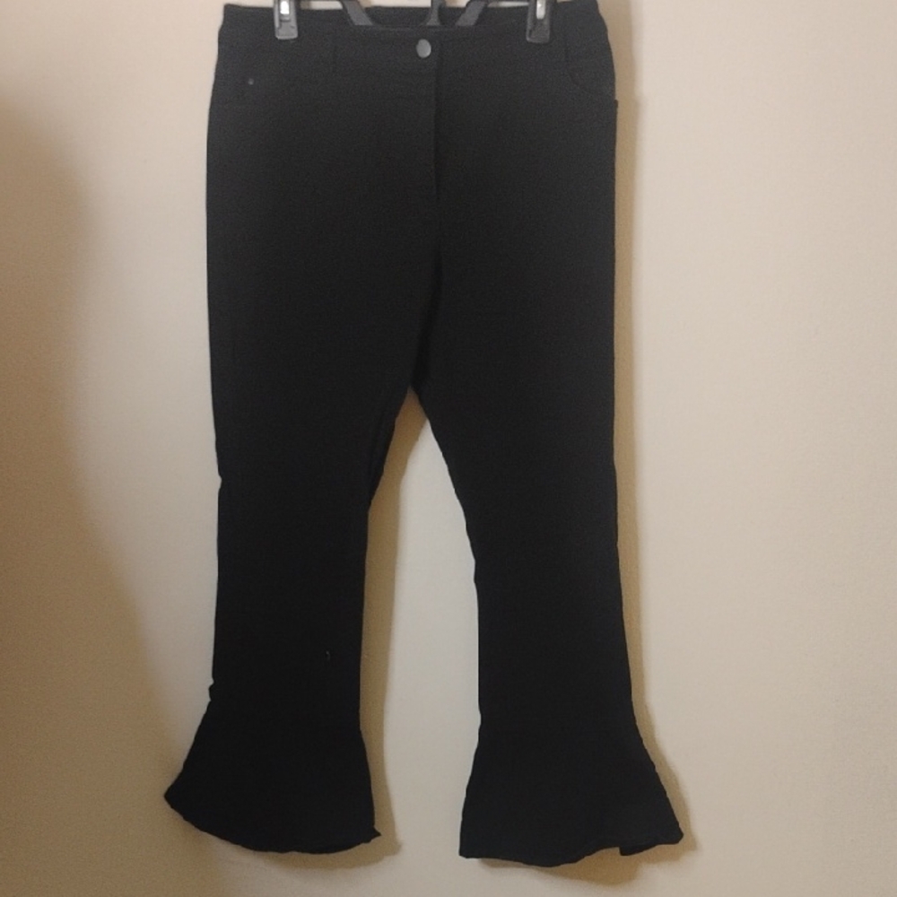 Akris Punto Black Flared Jeans